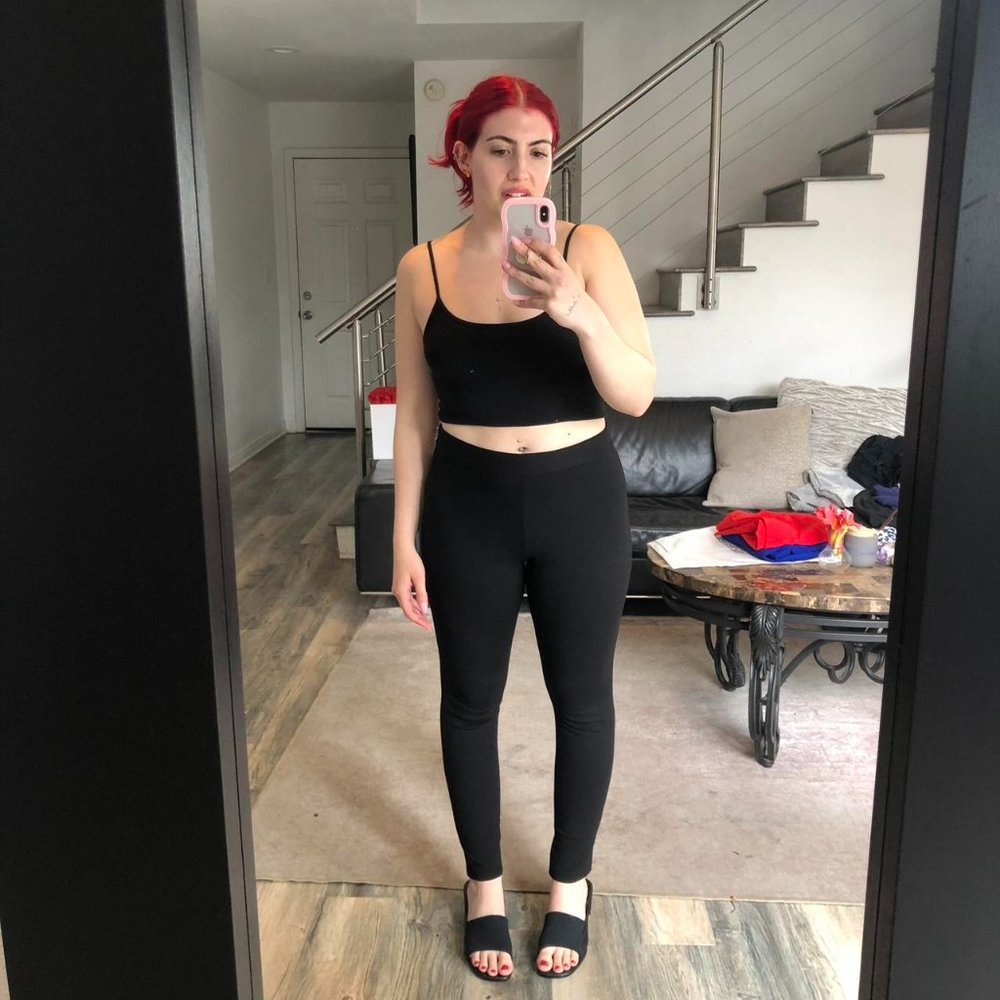 Kate Spade Black Leggings Size 8